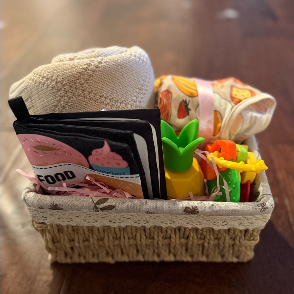 Food Themed Baby Shower Gift Basket
